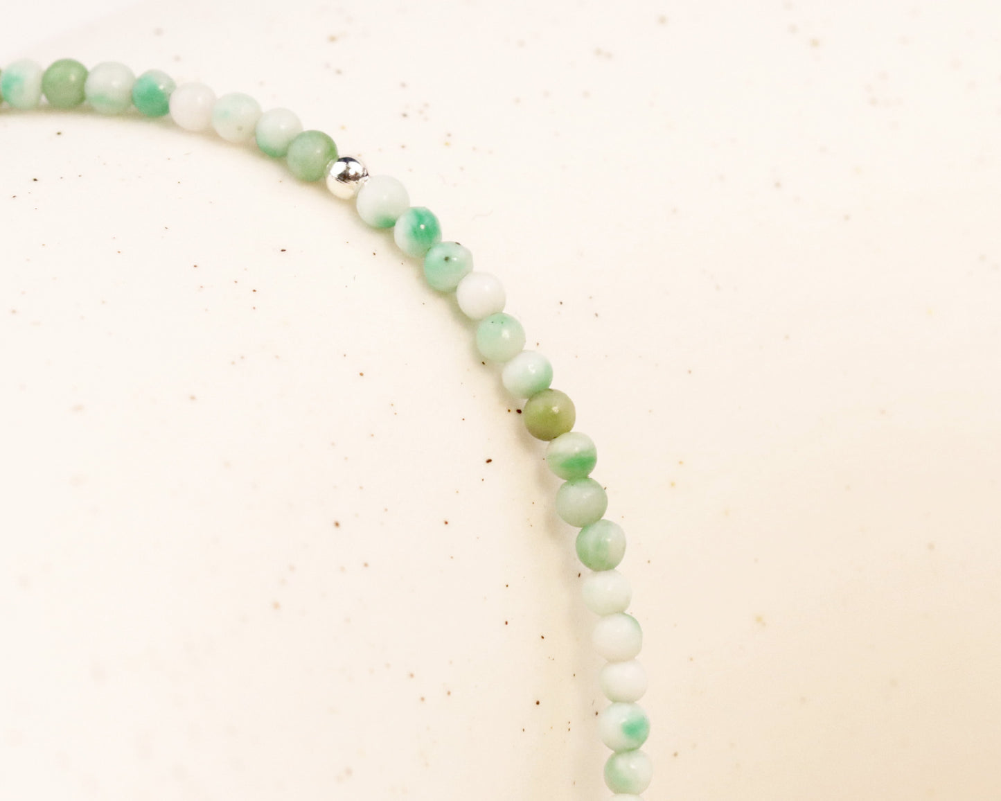 Hetian Jade 2mm Round Beaded Necklace, Bracelet, Natural Gemstones