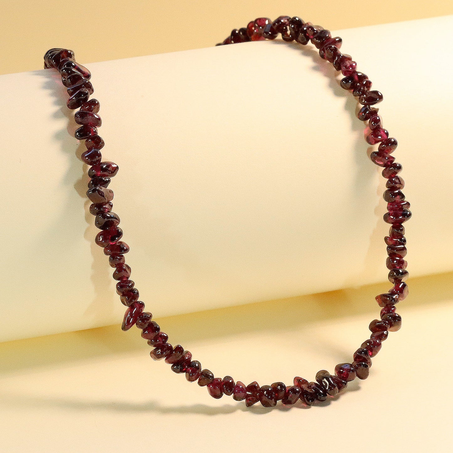 Garnet Irregular Chips 3mm-5mm Stone Necklace, Bracelet, Natural Gemstones