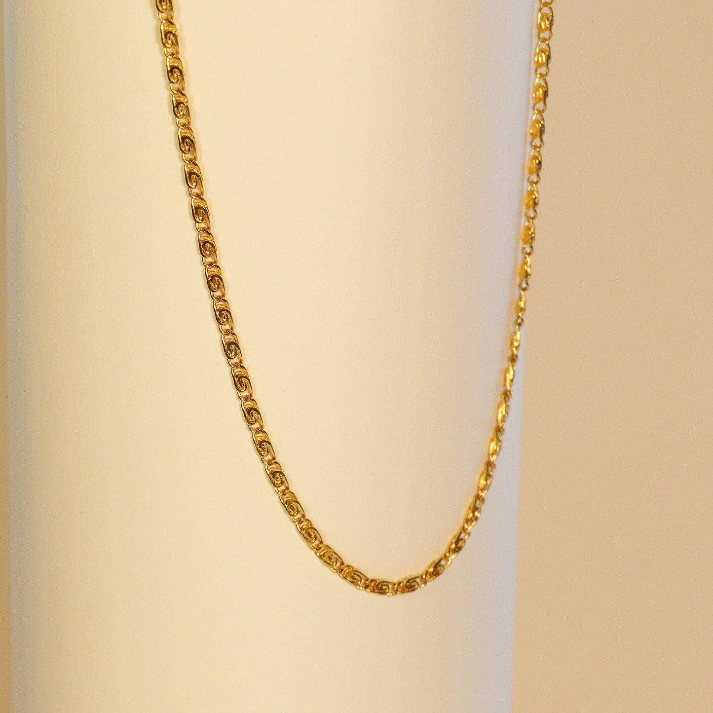 Dainty Gold Chain Necklace, 18K Gold Sterling Silver, Minimalist Necklace, Daily Necklace