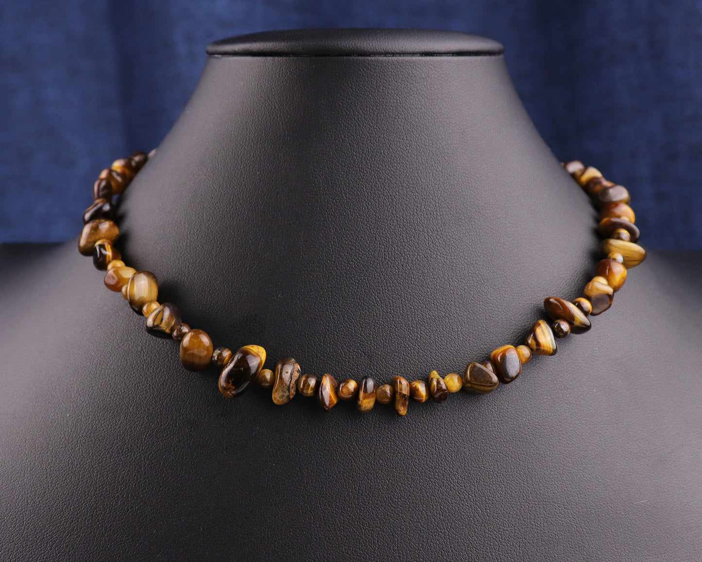 Tiger's Eye Irregular Chips Beaded Necklace, Bracelet, Natural Gemstones