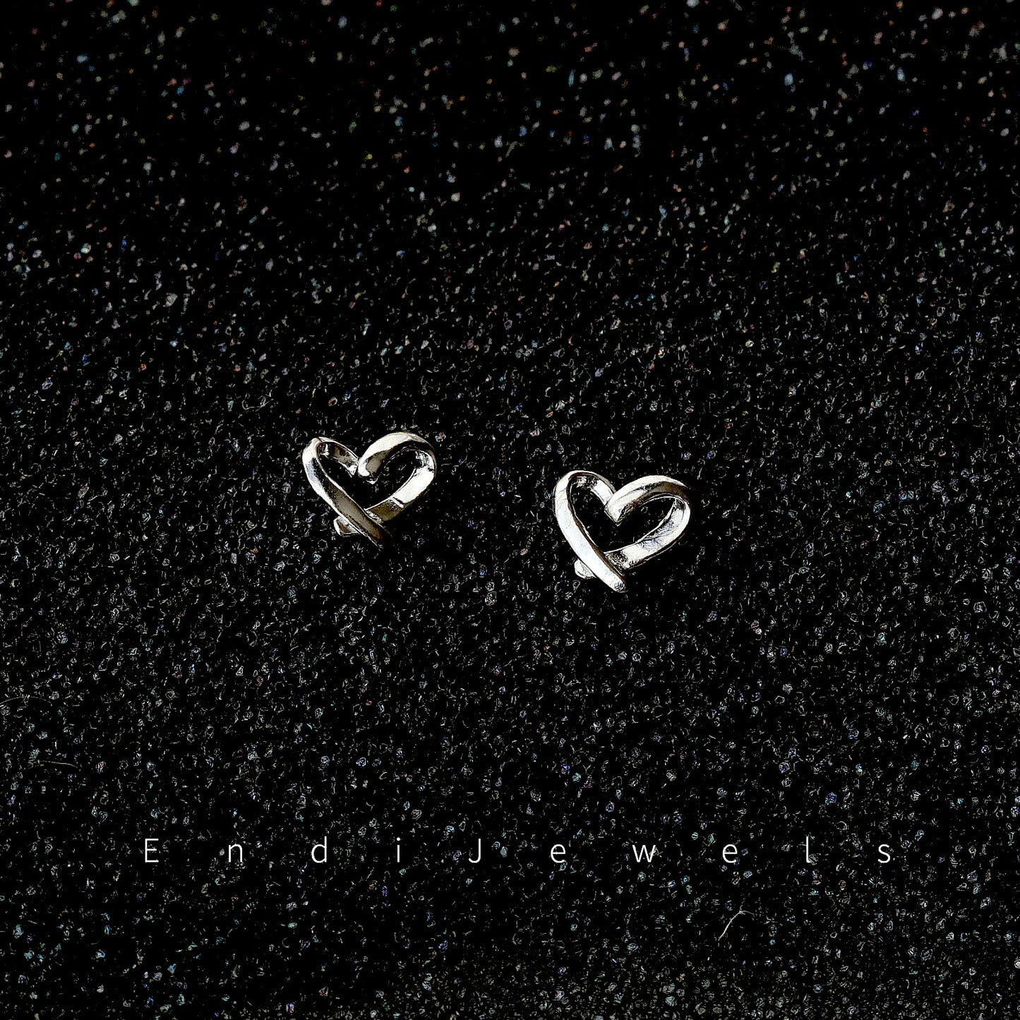 Dainty Heart Shape Stud Earrings, 925 Sterling Silver Earrings, Daily Wearing, Minimalist Style