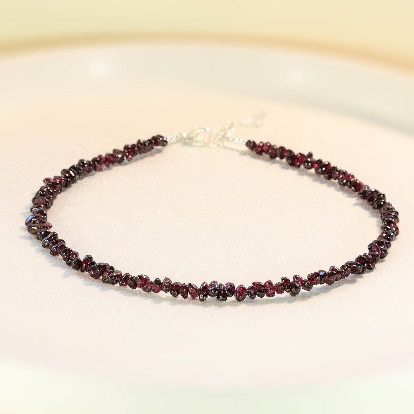 Garnet Irregular Chips 3mm-5mm Stone Necklace, Bracelet, Natural Gemstones