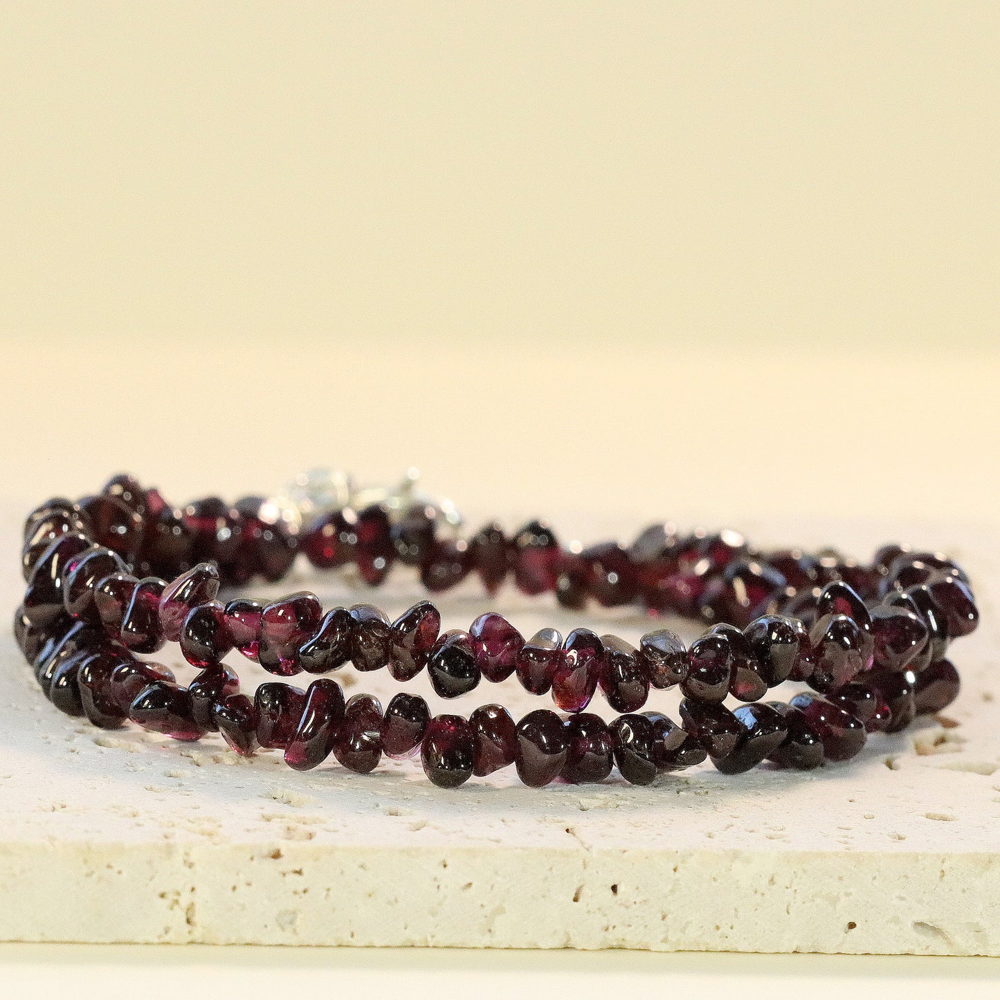 Garnet Irregular Chips 3mm-5mm Stone Necklace, Bracelet, Natural Gemstones