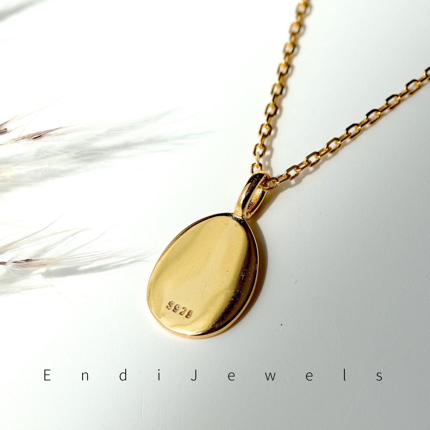 Gold Rose Pendant Necklace, Dainty Necklace, Minimalist Necklace for Daily Wearing, 18K Plated Chain Choker