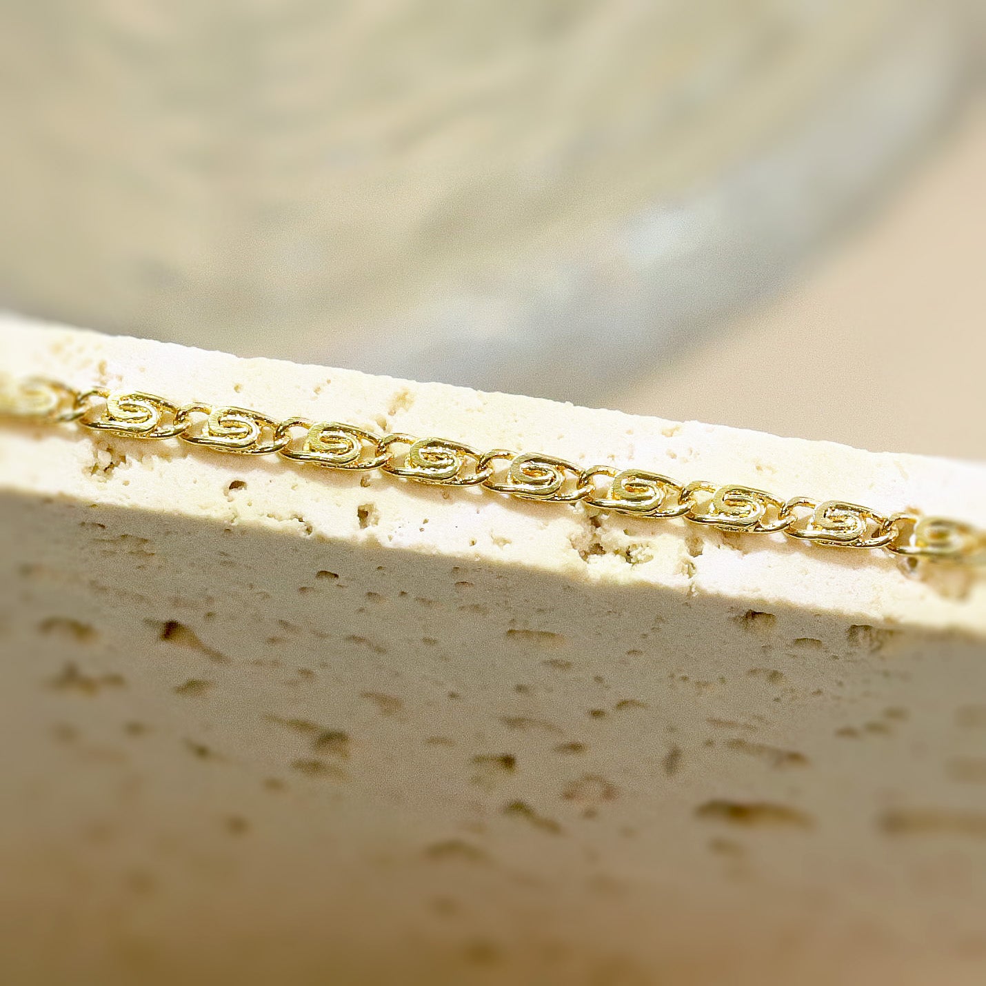 Dainty Gold Chain Necklace, 18K Gold Sterling Silver, Minimalist Necklace, Daily Necklace