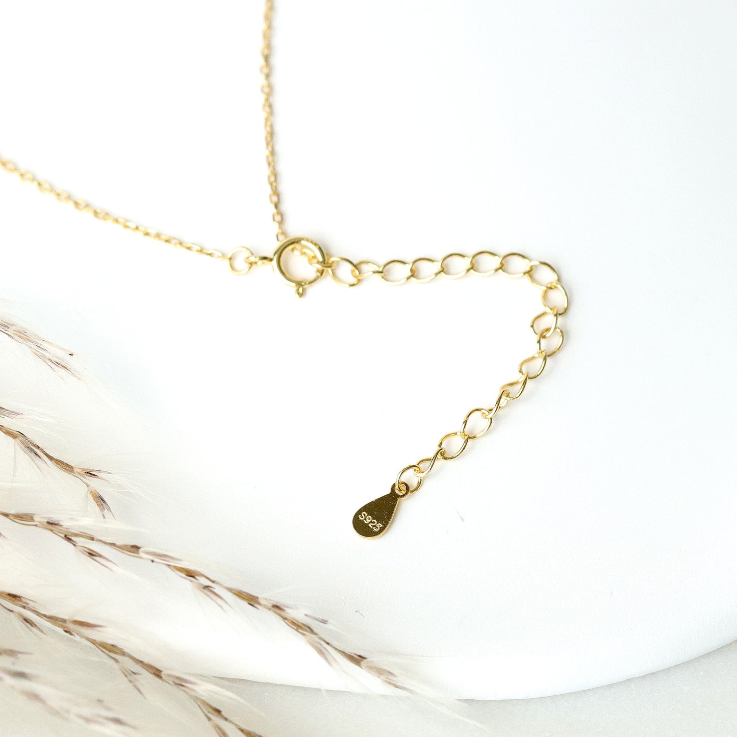 Single Circle Necklace, Pendant Necklace, 18K Gold Plated Chain Necklace, Minimalist Style